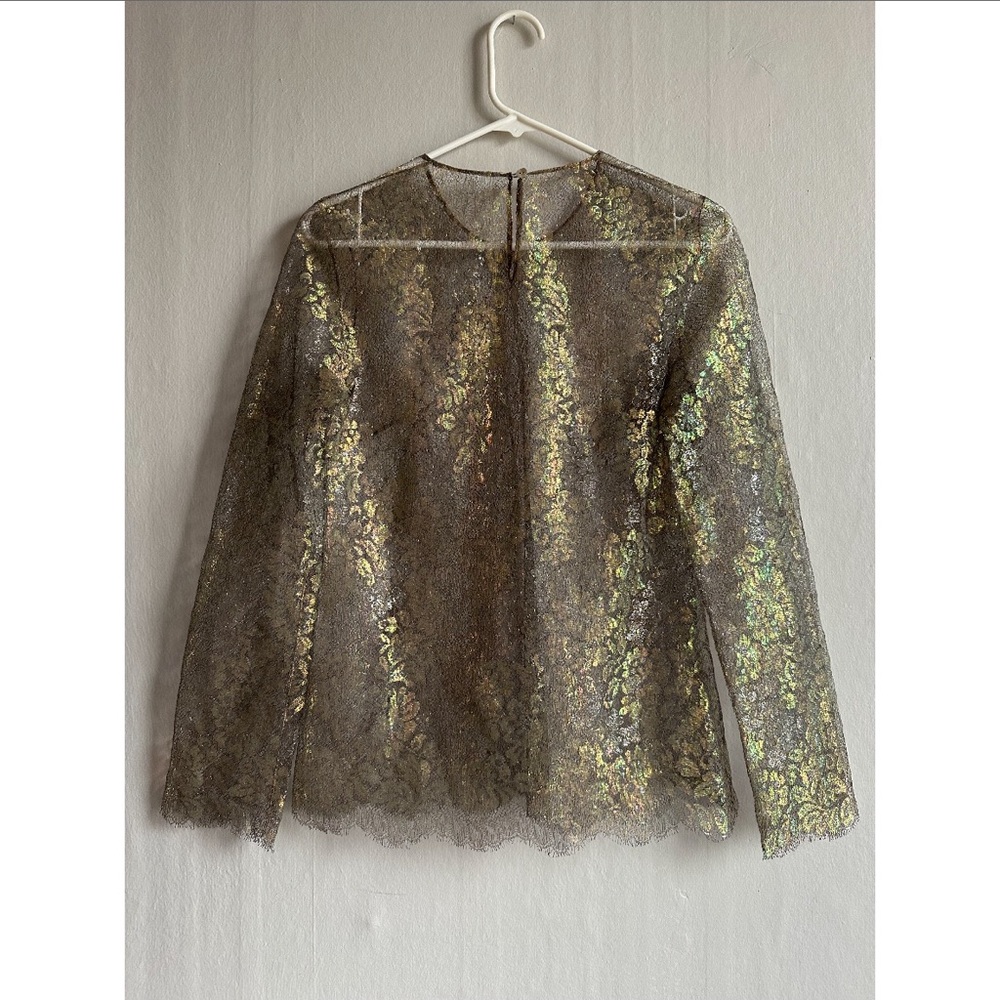 Lacy sparkle top